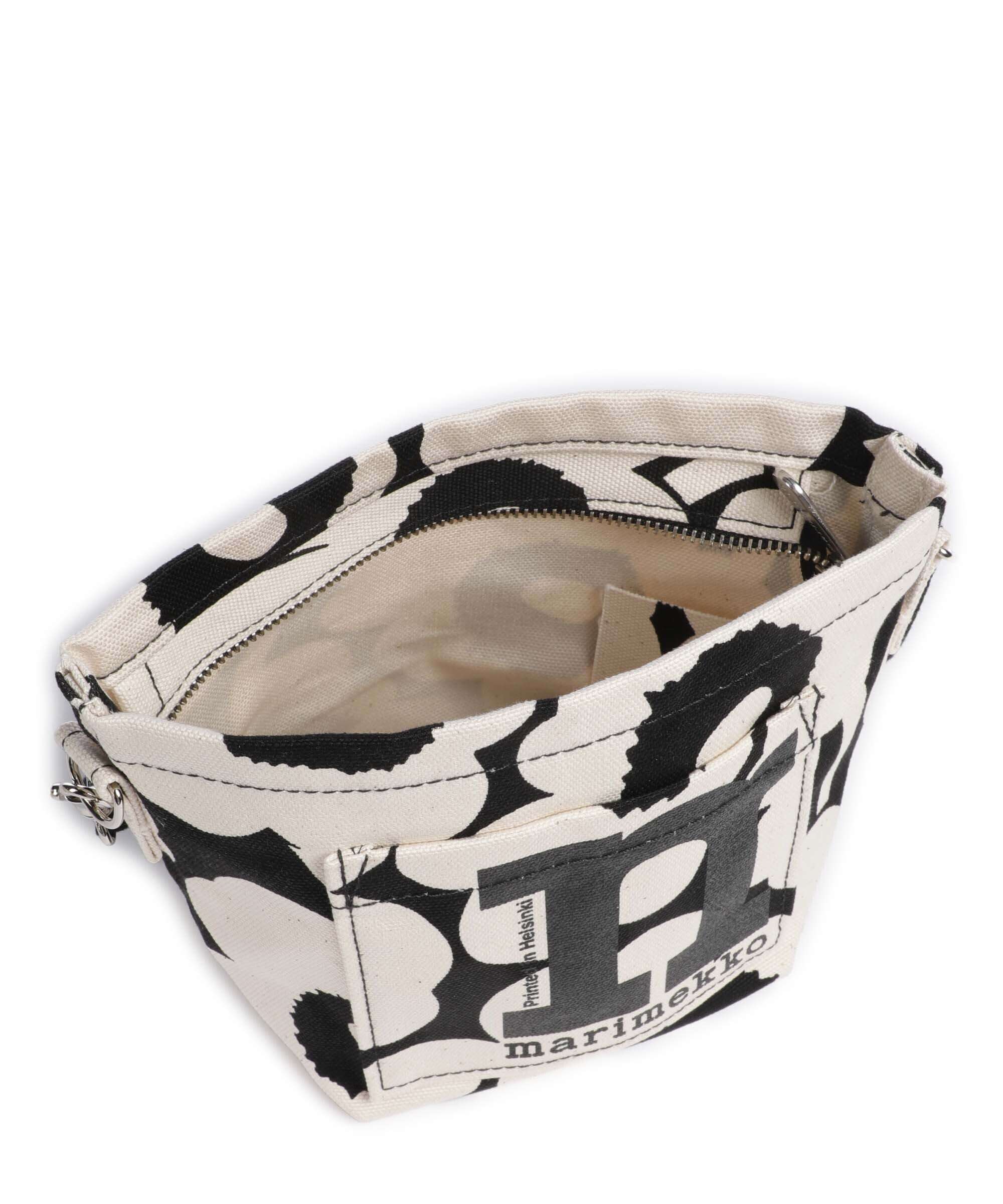 Marimekko Mono Unikko Mini Torba przez ramię cotton/black - Image 6