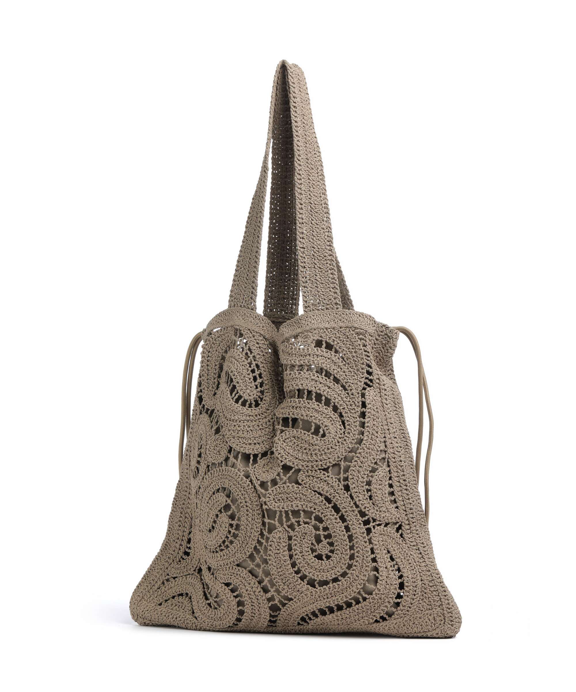 Pinko Crochet Geometrico Torebka worek verde canguro - Image 2