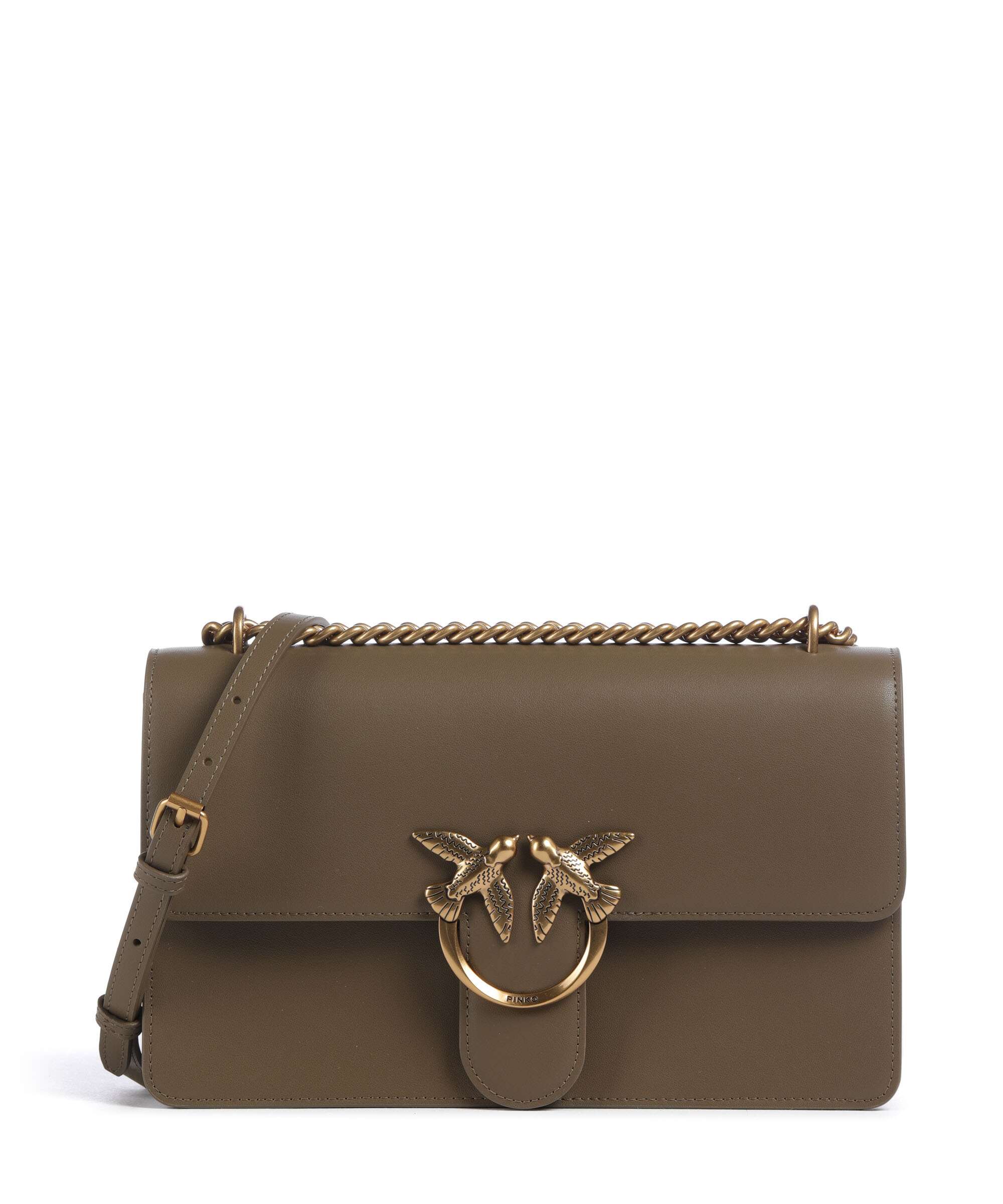 Pinko Love One Classic Torba na ramię scricciolo/antique gold