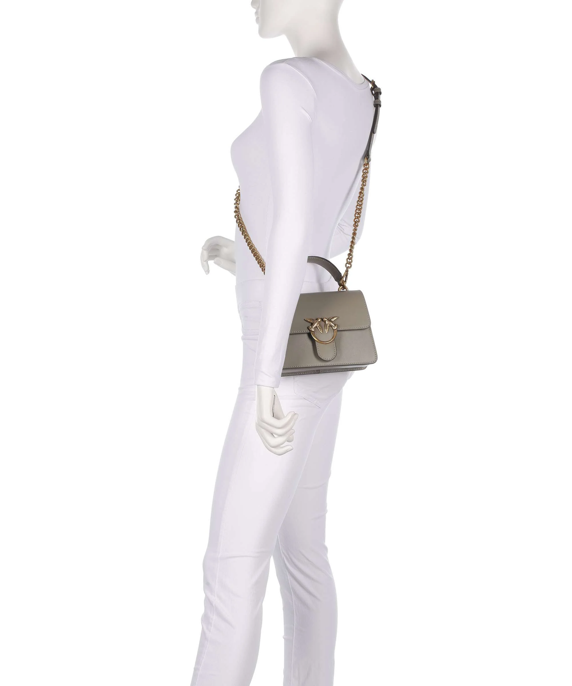 Pinko Love One Mini Torebka noce/antique gold - Image 3