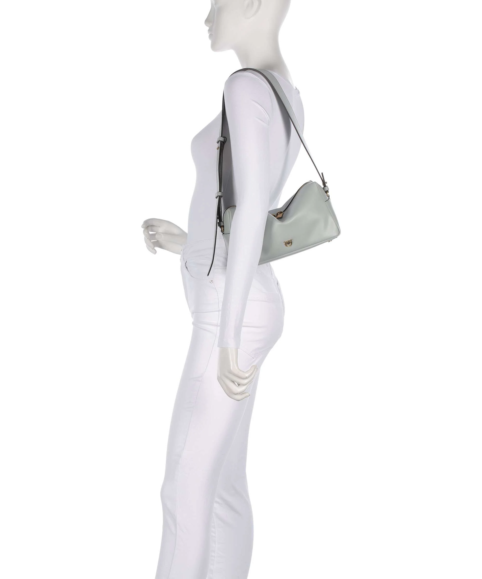 Pinko Torba na ramię grigio perla/antique gold - Image 3