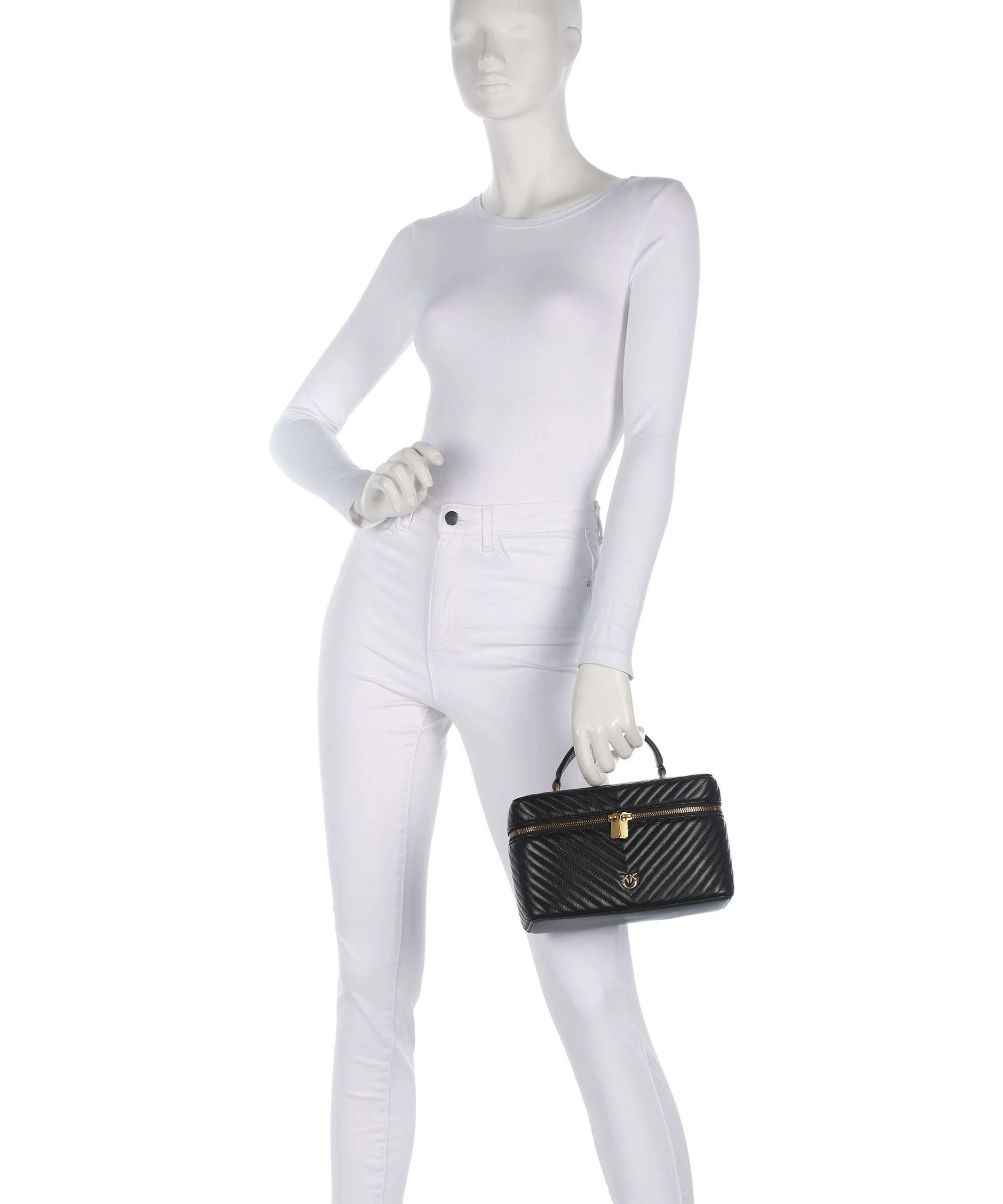 Pinko Vanity Classic Torebka nero/antique gold - Image 3