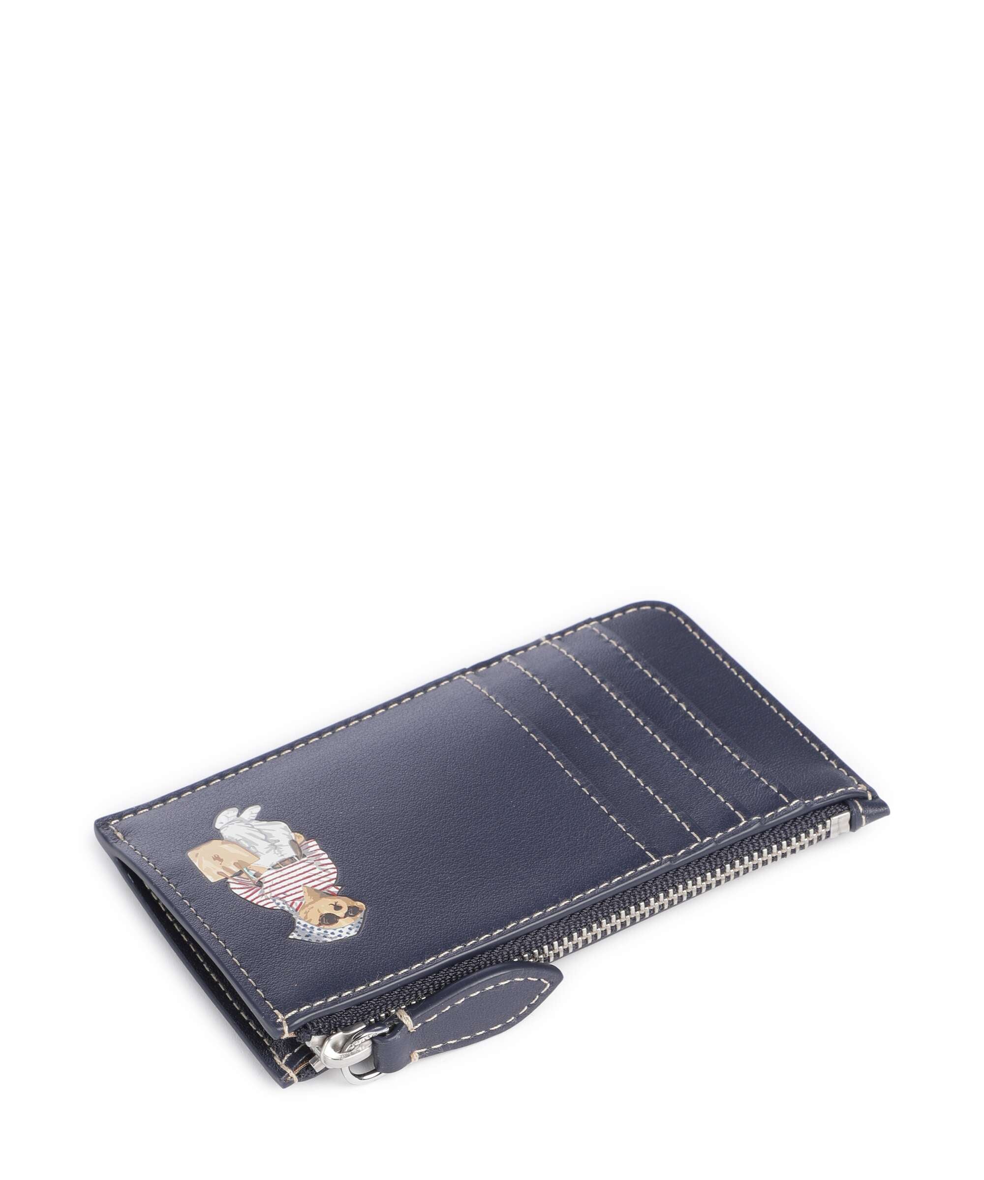 Polo Ralph Lauren Bear Etui na karty kredytowe newport navy - Image 3