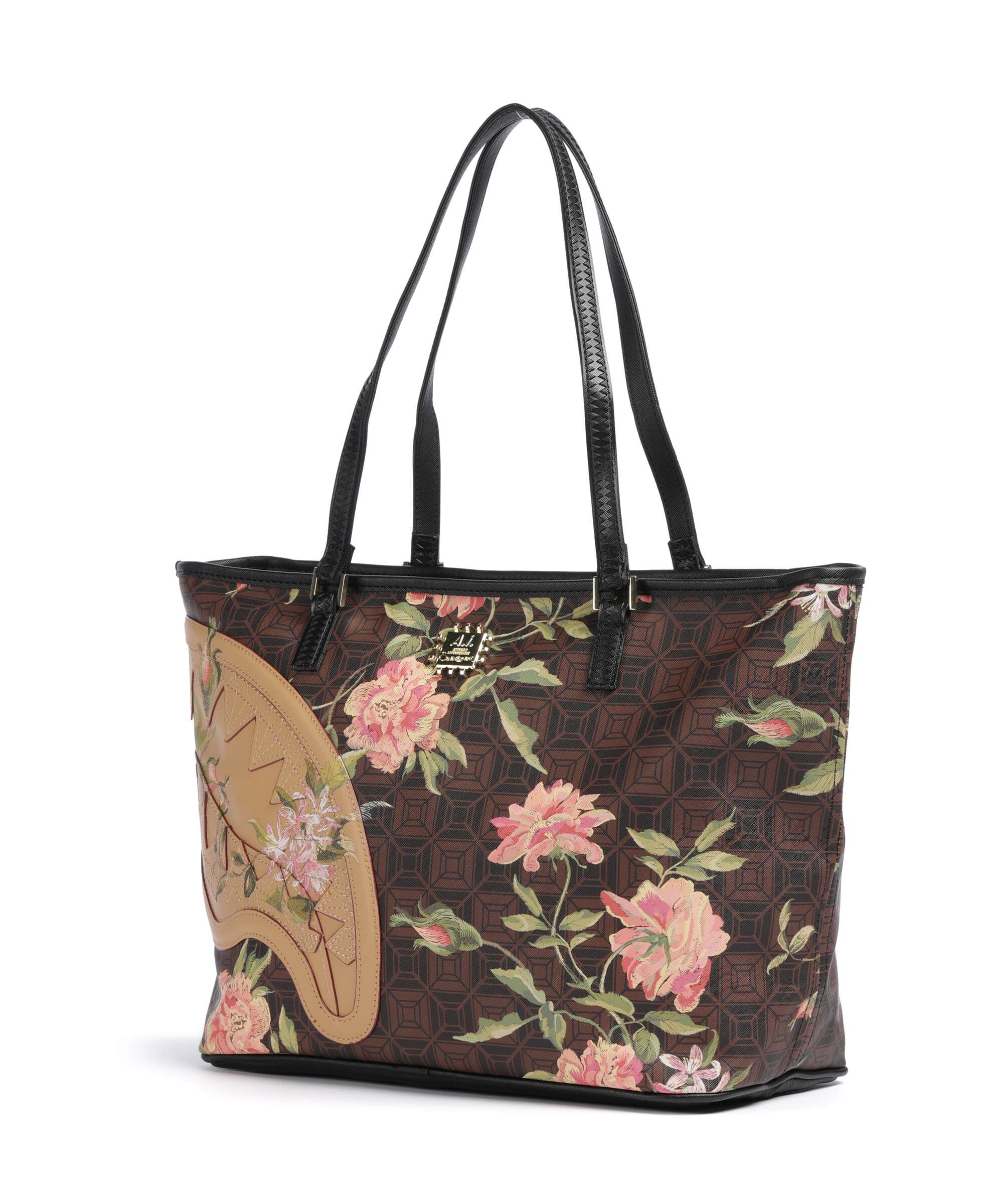 Sprayground AI Henny Floral Torba na zakupy brown - Image 2