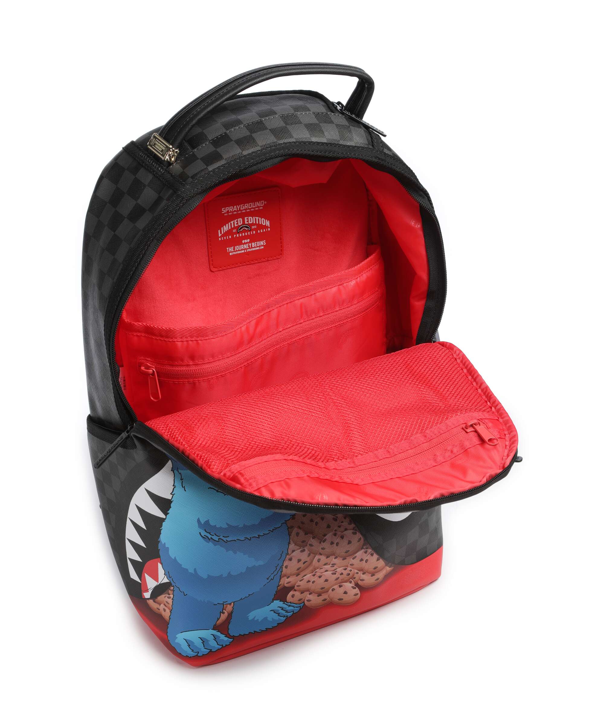 Sprayground Sesame Street Cookie Monster Sneaking a Bite Plecak black - Image 5