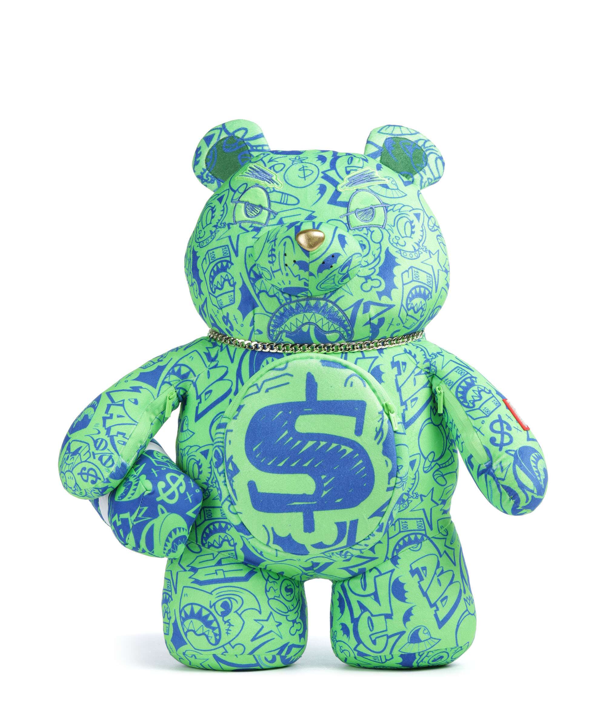 Sprayground Tatted Up No Face Moneybear Plecak multicolour