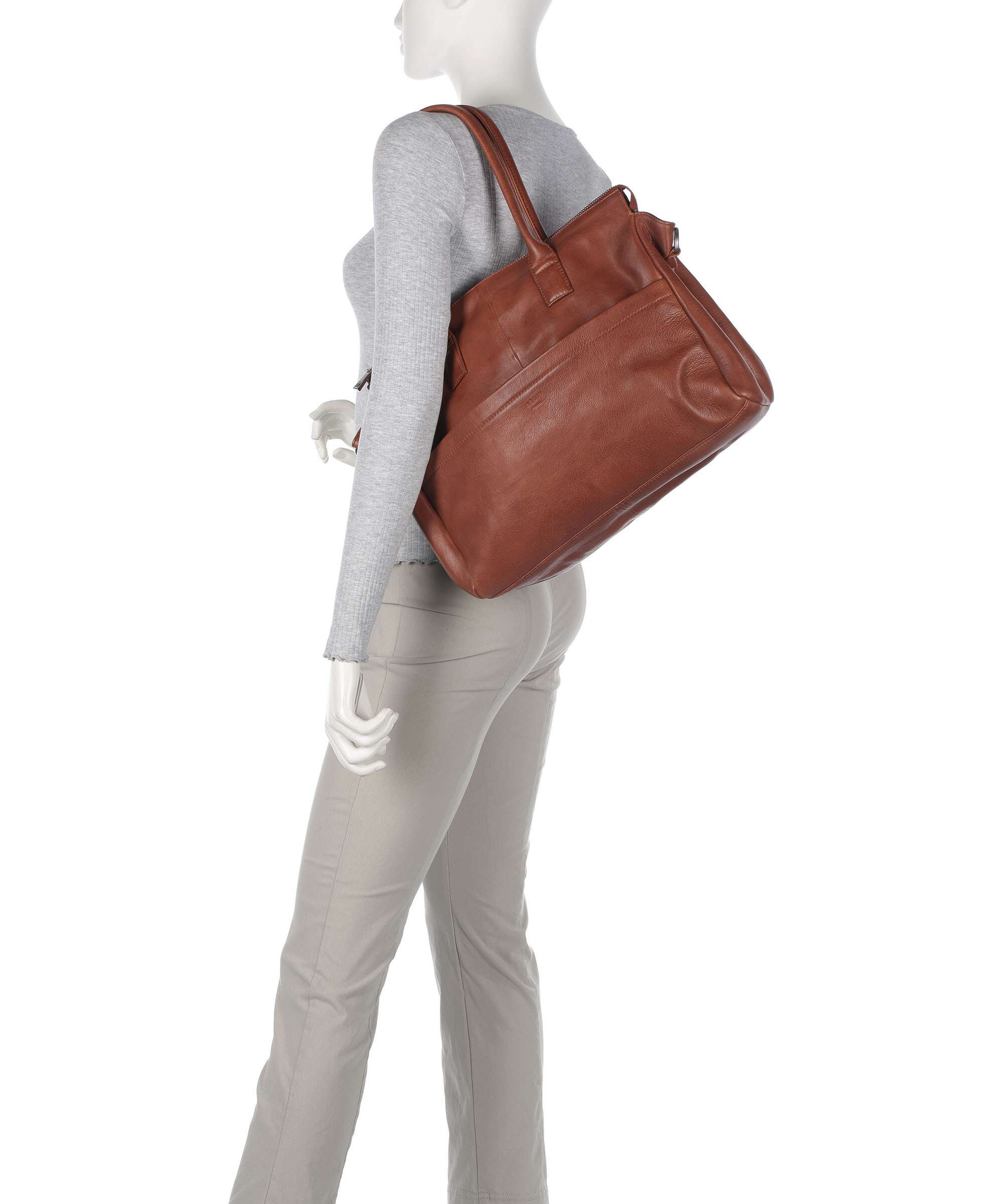 Still Nordic Anouk Torba na zakupy vintage brown - Image 3