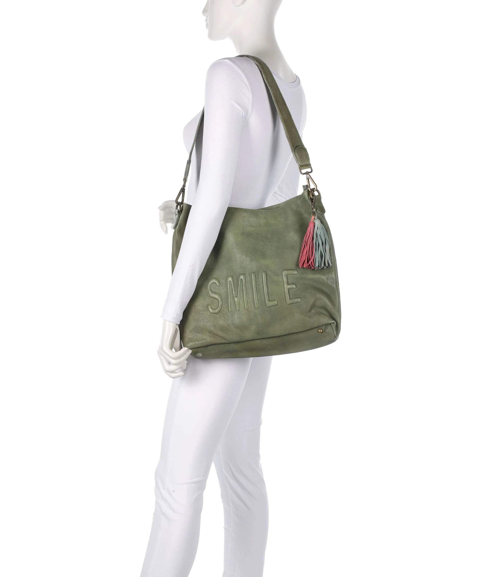 Taschendieb Wien Paoliweg 2 Torebka worek green leaf - Image 3