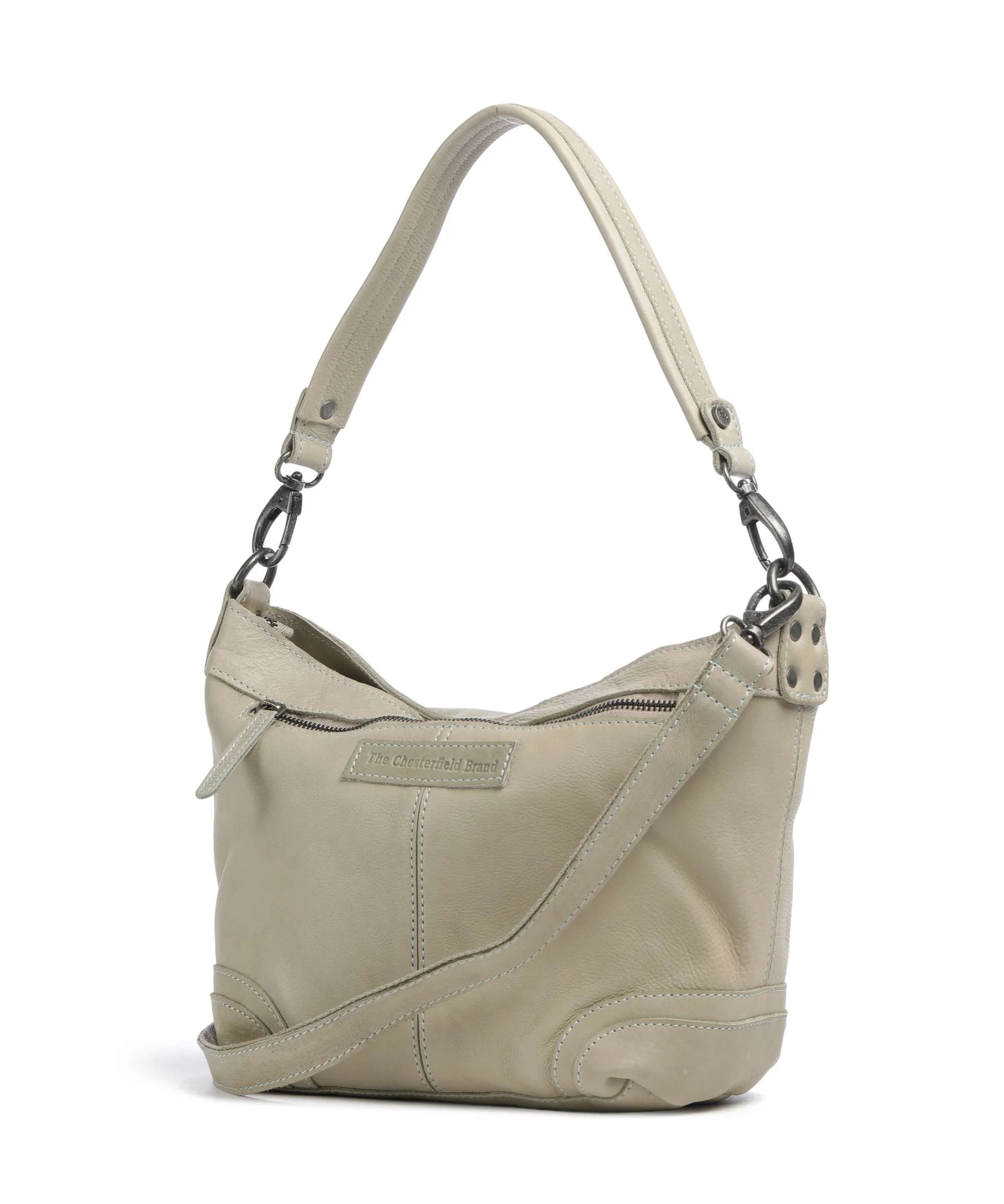 The Chesterfield Brand Washed Waxed Cow Lucy Torba na ramię ocean green - Image 2