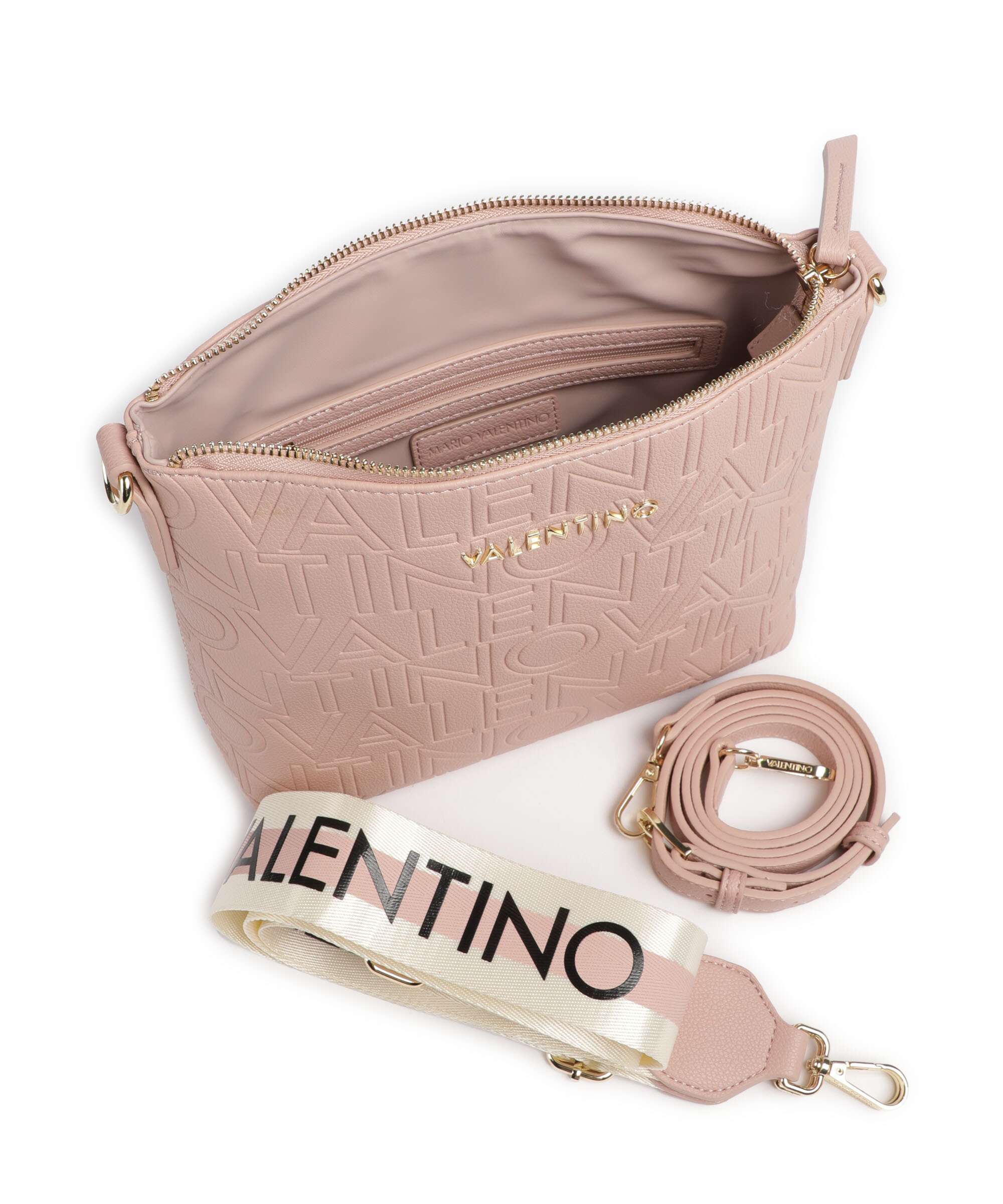 Valentino Bags Pansy Torba przez ramię cipria - Image 4