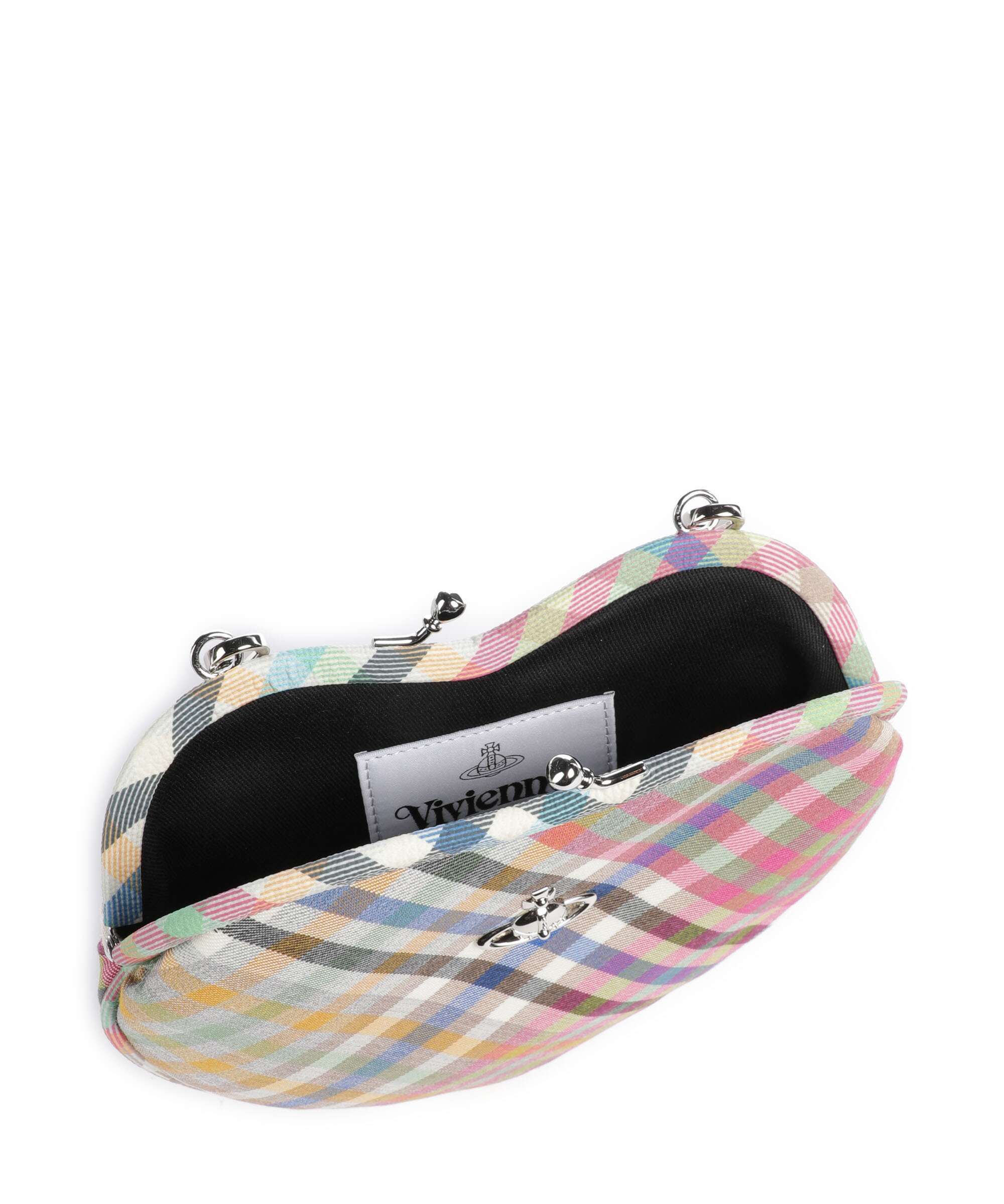 Vivienne Westwood Belle Heart Frame Heather Check Torba przez ramię multicolour - Image 6